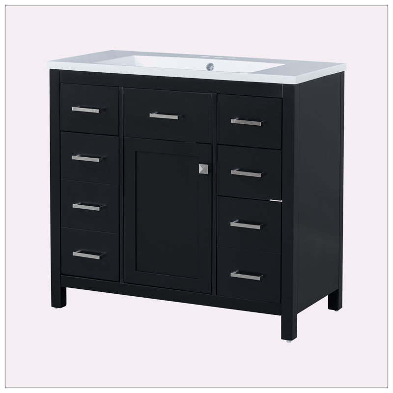 Red Barrel Studio® 36 inch Bathroom Vanity Cabinet with Multifunctional storage space | Wayfair